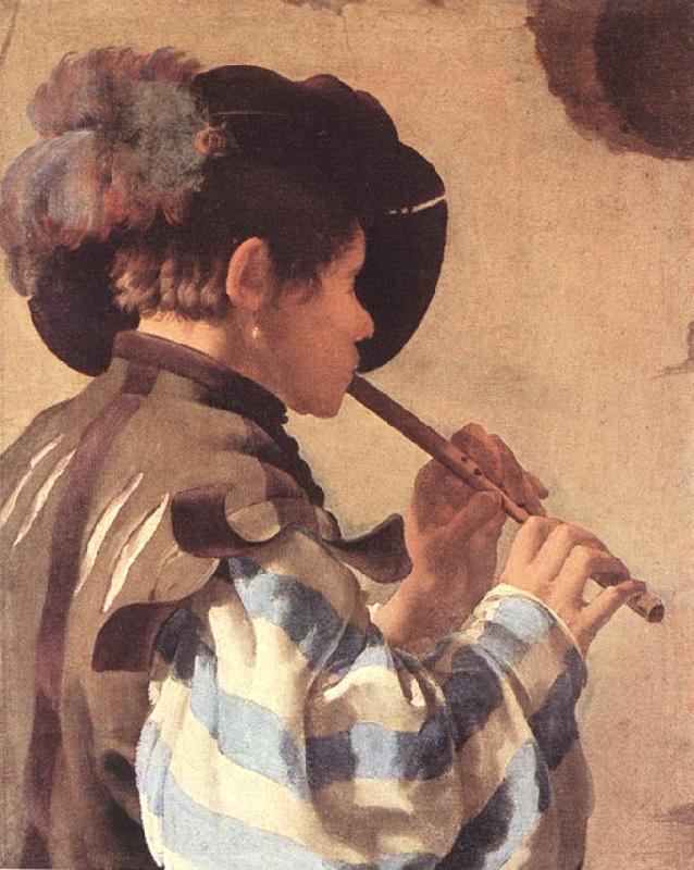 TERBRUGGHEN, Hendrick The Flute Player et Sweden oil painting art